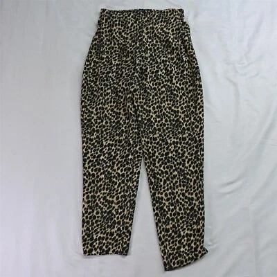 J.CREW 2 Leopard Jamie Pull On Slim Ankle Dress Pants - Image 1 of 4
