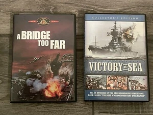 Victory at Sea / A Bridge Too Far - DVD Movies War WWII Collector’s Edition - Imagen 1 de 5