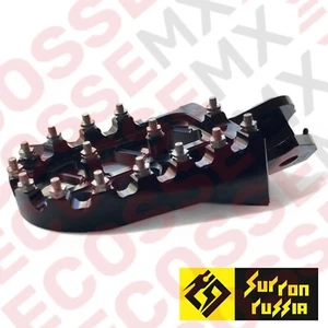 SURRON LIGHT BEE LBX FOOT PEGS OVER SIZED FOOT RESTS BLACK SUR RON LIGHT BEE X - Picture 1 of 5