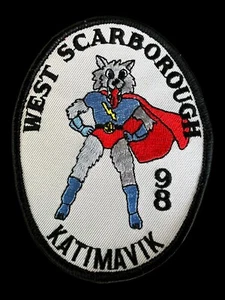 Vintage Scouts Canada West Scarborough Katimavik 1998 Patch 4.5”x3.5” Ontario - Picture 1 of 1