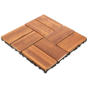 Patio Floor Tile Balcony Interlocking Flooring Outdoor Flooring Decoration for - Picture 1 of 12