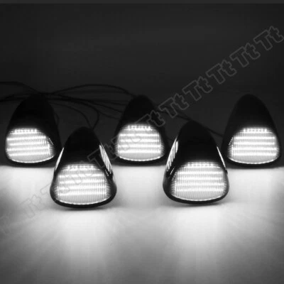 For 1999-2016 Ford F250 F350 Super Duty LED Cab-Roof Marker Running White Lights - Image 1 of 4