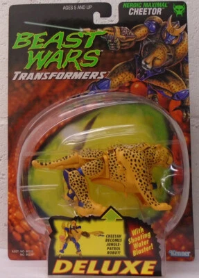 Transformers Vintage Beast Wars Deluxe Cheetor Heroic Maximal 1995 Kenner AFA? Foto 1 de 3