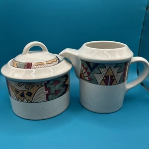 Studio Nova Deer Run Sugar and Creamer y2215 VTG MCM - Picture 1 of 14