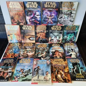 Star Wars Jedi Apprentice 1 - 12, 17, 18 Lot of 19 Books Special Edition More E6 - Imagen 1 de 22