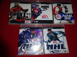 FUNDAS VACÍAS - NHL 97 98 99 2000 2001 Colección Sony PlayStation 1 PS1 Hockey - Imagen 1 de 11
