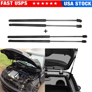 Front Bonnet + Rear Tailgate Gas Struts For Mini Cooper 2002-2005 R50 R53 4PCS - Picture 1 of 24