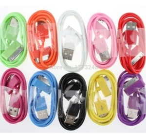kit chargeur adaptateur secteur usb + cable pour iphone 3/4/4s/4g/ipod/ipadcable - Photo 1 sur 2