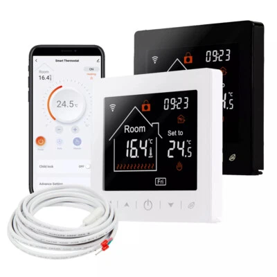 WiFi Smart Thermostat Raumthermostat Tuya App Heizungssteuerung Fußbodenheizung - Bild 1 von 4