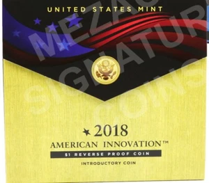 2018 American Innovation Introductory $1 Reverse Proof Coin OGP Limited edition - Picture 1 of 10