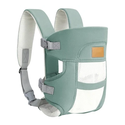 Mochila portabebés recién nacido bandolera ergonómica 4 posiciones parte delantera trasera pecho Foto 1 de 4