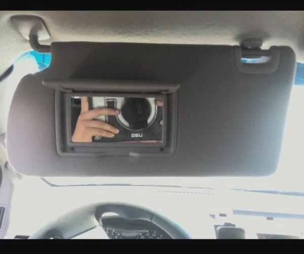 2013-2021 Nissan Frontier, Xterra Left Driver Side Sun Visor Gray Used - Image 1 of 1