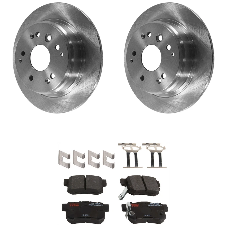 KIT TRW-062924-44 Kits de discos y pastillas de freno 2 ruedas traseras para Honda Element TL Foto 1 de 4