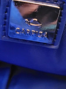 Carpisa Women's Bag Royal Blue Patent Faux Leather VGC. - Picture 1 of 14