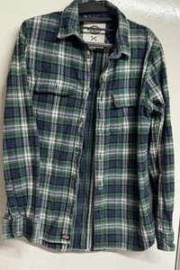 Dickies X Urban Outfitters Lumberjack Heavy Check Shirt Mens Medium Overshirt - Picture 1 of 4