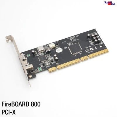 FireBOARD 800 FIREWIRE IEEE 1394 PCI-X CONTROLLER ADAPTER 3-PORT 400/800 MBIT - Bild 1 von 4