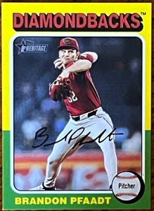 Topps Heritage High Number Mini #656 Brandon Pfaadt 2024 - casi nuevo-como nuevo - Imagen 1 de 3