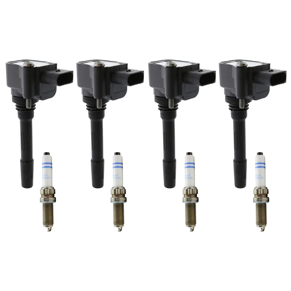 Kit de bujías Eldor 4 bobinas de encendido Bosch Platinum para 718 Boxster 718 Cayman Foto 1 de 1