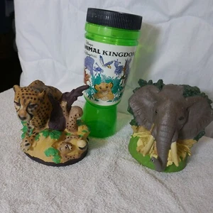 Drinkworks Cup topper Disney's Animal Kingdom Cheetah elephant collectible 2001 - Picture 1 of 12