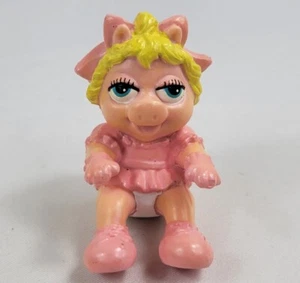 Miss Piggy 2” PVC Vintage 1986 Ha! Baby Muppets Topper - Picture 1 of 6