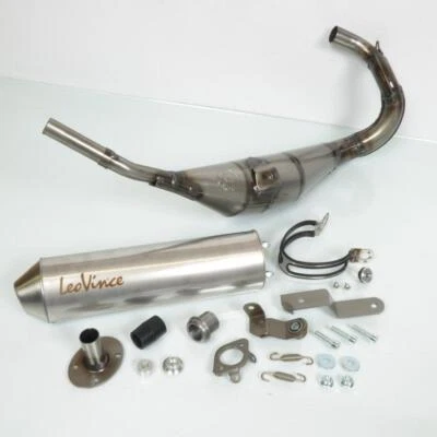 Pot d échappement Leovince pour Moto Derbi 50 Senda R X-Trem Eu2 3408N / HM V6 - Photo 1/4