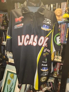 ROCKSTAR Energy lucas Oil pit crew shirt robert stout XL - Picture 1 of 6