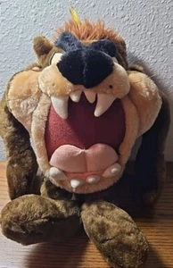 Looney Tunes Taz Tazmanian Devil Plush Stuffed Animal Play By Play 1997 - Picture 1 of 10