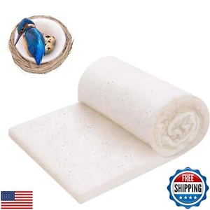 Deloky 8 oz Natural Bird Nesting Material, 100% Cotton Small Animal Nests Bed - Picture 1 of 5
