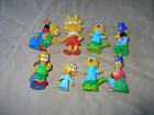 8 The Simpsons Go Camping 1990 Burger King Happy Meal / Kid's Meal PVC Figures