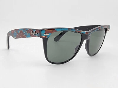 Gafas de sol Ray-Ban B&L W1092 Wayfarer II Street limpias turquesa mosaico G-15 verdes Foto 1 de 4