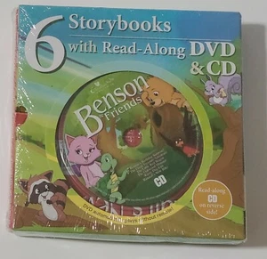 Benson Bear & Friends 6 Storybooks Dvd & Cd Set NIP - Imagen 1 de 3
