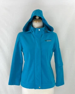 HAWKE & CO Rain Snow Cold Winter Lined Jacket Detachable Hood, Girls Sz 10/12 - Picture 1 of 12