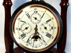 Goliath Taschenuhr Vollkalender. Edelstahl. Pocket Watch Phase De Lune.65Mm.202G