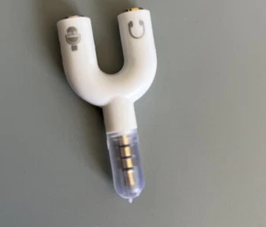2x Kit Adaptador de Auriculares en Forma de U 3,5 mm Y Jack Divisor para Auriculares de Audio y MICRÓFONO - Imagen 1 de 5