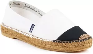 Alpargata Viscata Barceloneta Edición Limitada Lona Plana Talla Eu40 Us9 Nueva - Imagen 1 de 10