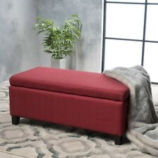 Atlantic Contemporary Upholstered Storage Ottoman
