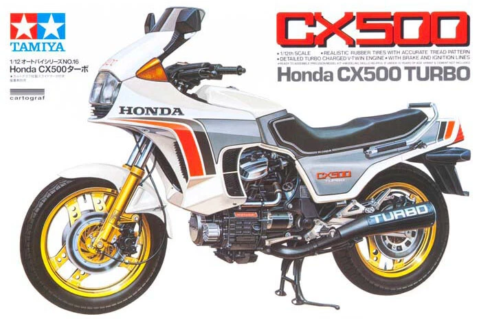 Honda Cx500 Turbo 1:12 Kunststoff Modell Kit Tamiya - Bild 1 von 1