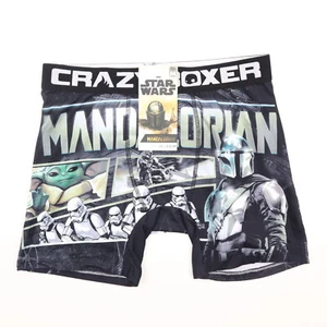 Calzoncillos boxer Crazy The Mandalorian Star Wars ropa interior para hombre mediana (32/34) - Imagen 1 de 4