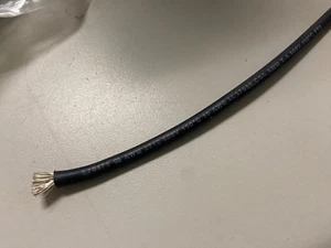 #10awg Braidless Silicone Lead Wire UL3212 150C/600V Black /25ft MARINE - Picture 1 of 3