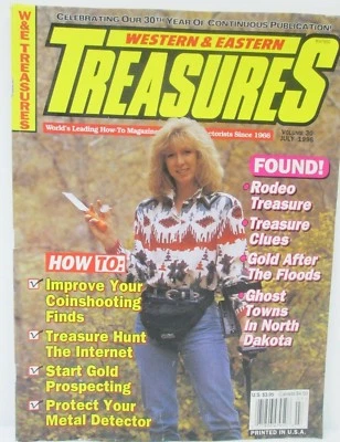Western & Eastern Treasures Magazine July 1996 Metal Detecting Relics Cache - Image 1 of 4