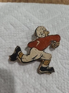 Fußballspieler Form Pin Vintage - Bild 1 von 5