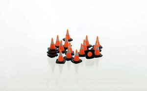 3D a escala 64-110-3C - Conos de tráfico (negro, blanco y naranja de seguridad) - 1:64 Sca - Imagen 1 de 2
