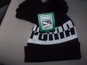 PUMA Kids Knit Cap and Glove Set - Picture 1 of 2