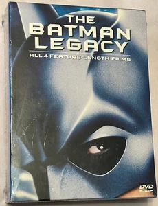 The Batman Legacy (DVD, 2000) 4 Movie Set, Returns, Forever, Batman & Robin - Picture 1 of 6