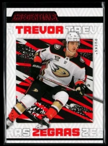 2023-24 Upper Deck Credentials Red #1 Trevor Zegras 163/349 - Picture 1 of 2