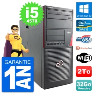 PC Tour Fujitsu Celsius W530 Intel i5-4570 RAM 32Go Disque 2To Windows 10 Wifi - Photo 1/7