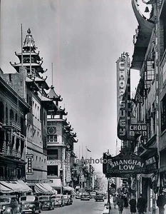 SAN FRANCISCO c. 1940 - Chinatown Street USA - Div 1863 - Picture 1 of 2