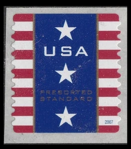 US 4157 Patriotic Banner presorted standard 10c coil single AVR MNH 2007 - Picture 1 of 1