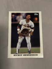 2023 Topps Series 1 Rickey Henderson Box Topper #88LL-1 Oakland A’s