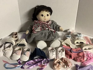 My Child 1987 Mattel stuffed plush toy doll w/ clothing, shoes accessories VTG - Picture 1 of 10